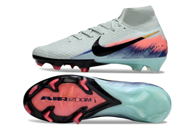 Nike Air Zoom Mercurial Superfly 10 Elite FG Firm Ground Soccer Cleats - Jade/Black/Pink