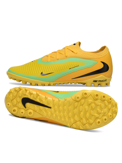 Nike Phantom 6 Low Elite TF Artificial Turf Soccer Shoes - Yellow/Vibrant Citrus/Soft Mint