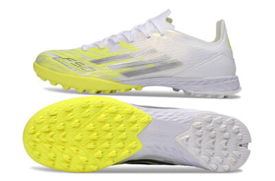 Adidas F50 Pro TF Artificial Turf Soccer Shoes - Yellow/Luminous Yellow/White