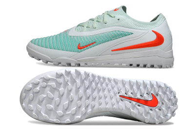 Nike Phantom 6 Low Elite TF Artificial Turf Soccer Shoes - Aqua/Coral Breeze/White Glow
