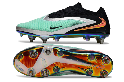 Nike Phantom 6 Low Elite SG Soft Ground Soccer Cleats - Green/Mint Green/Shimmering Black