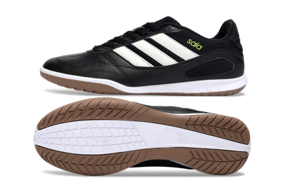 Adidas Top Sala IC Indoor & Futsal Soccer Shoes - Black/White/Glow Green