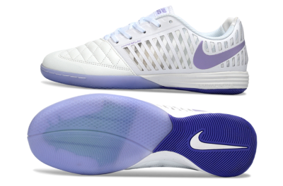 Nike Lunar Gato 2 IC Indoor & Futsal Soccer Shoes - White/Lavender Bliss/Soft Lilac