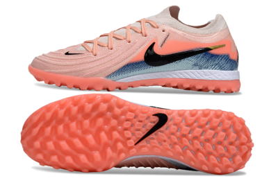 Nike Phantom GX 2 Elite TF Artificial Turf Soccer Shoes - Pink/Coral Glow/Sky Blue