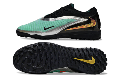 Nike Phantom 6 Low Elite TF Artificial Turf Soccer Shoes - Mint/Silver/Black