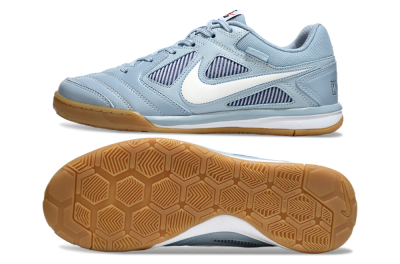 Supreme x Nike SB Gato IC Indoor & Futsal Soccer Shoes - Blue/Sky Blue/Sand