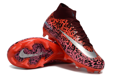 Nike Air Zoom Mercurial Superfly 10 Elite FG Firm Ground Soccer Cleats - Red/Crimson Blaze/Black Panther