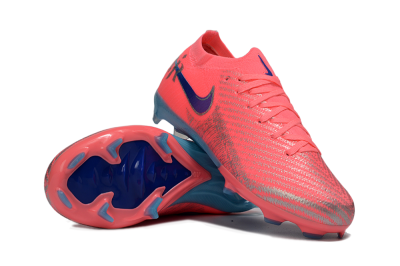Nike Air Zoom Mercurial Vapor 16 Elite FG Firm Ground Soccer Cleats - Pink/Bright Coral/Deep Ocean