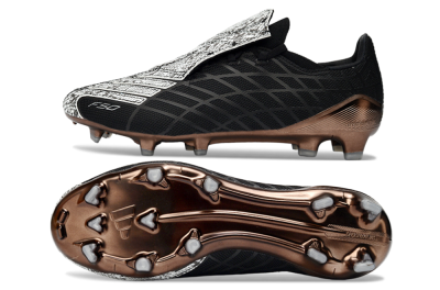 Adidas F50 Elite FG Firm Ground Soccer Cleats - Black/Copper Highlight/White Accents