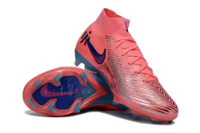 Nike Air Zoom Mercurial Superfly 10 Elite FG Firm Ground Soccer Cleats - Pink/Neon Pink/Metallic Silver