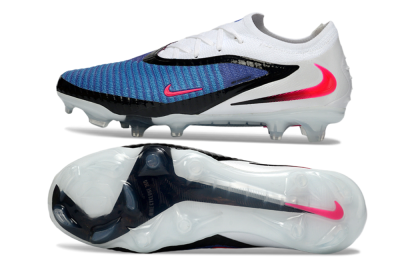 Nike Phantom 6 Low Elite FG Firm Ground Soccer Cleats - Blue/Electric Blue/Hot Pink