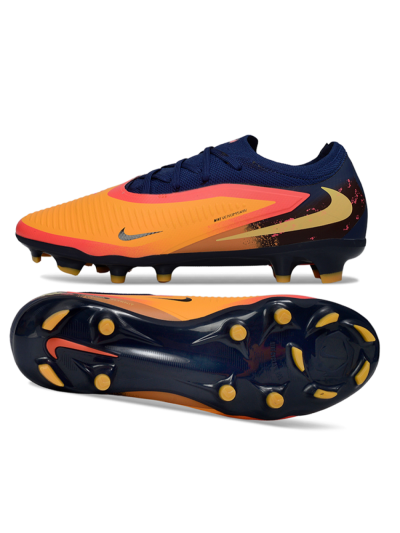 Nike Phantom 6 Low Elite FG Firm Ground Soccer Cleats - Orange/Navy Blue/Flame Pink