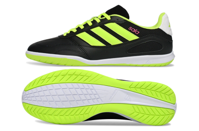 Adidas Top Sala IC Indoor & Futsal Soccer Shoes - Black/Electric Green/White