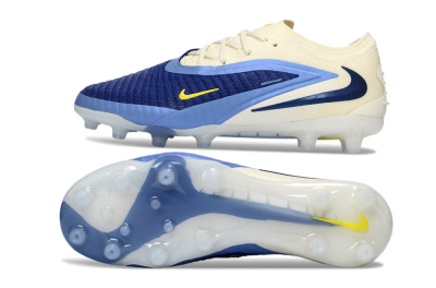 Nike Phantom 6 Low Elite AG Artificial Grass Soccer Cleats - Blue/Sky Blue/Navy Blue