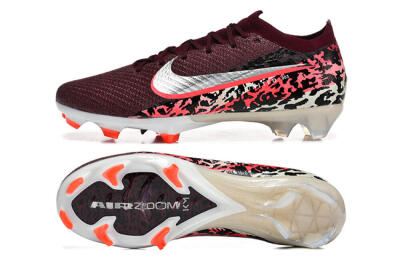 Nike Air Zoom Mercurial Vapor 16 Elite FG Firm Ground Soccer Cleats - Burgundy/Crimson Burst/Black Camo