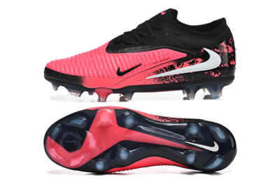 Nike Phantom 6 Elite Low FG Firm Ground Soccer Cleats - Pink/Electric Pink/Black