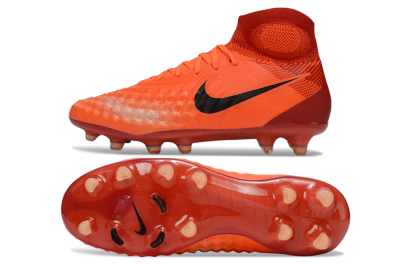 Nike Magista Obra FG Firm Ground Soccer Cleats - Orange/Vibrant Sunset/Crimson Blaze