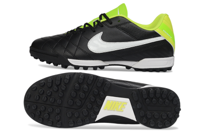 Nike Tiempo Legend Ligera 5 TF Artificial Turf Soccer Shoes - Black/Lime Green/White