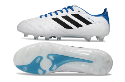 Adidas Copa Icon 2 FG Firm Ground Soccer Cleats - White/Electric Blue/Black