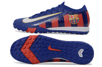 Nike Air Zoom Mercurial Vapor 16 Elite TF Artificial Turf Soccer Shoes - Blue/Crimson Red/Night Sky