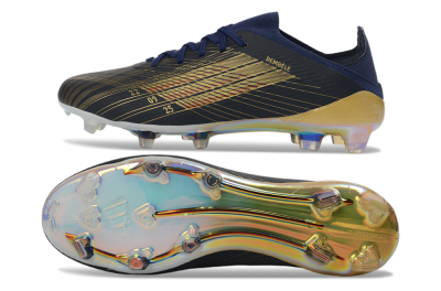 Dembélé x Adidas F50 Elite FG Firm Ground Soccer Cleats - Navy/Champagne Gold/Light Prism
