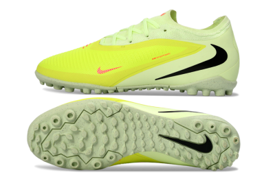 Nike Phantom 6 Elite Low TF Artificial Turf Soccer Shoes - Yellow/Lime Burst/Neon Pink