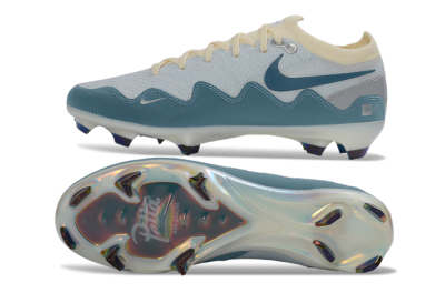 Patta x Nike Air Zoom Mercurial Vapor 16 Elite FG Firm Ground Soccer Cleats - Blue/Sky Blue/Cream White