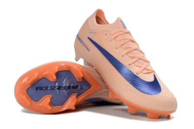 Nike Air Zoom Mercurial Vapor 16 Elite FG Firm Ground Soccer Cleats - Peach/Coral Bliss/Navy Blue