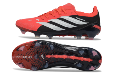 Adidas Predator 26 Elite FG Firm Ground Soccer Cleats - Red/Black/White