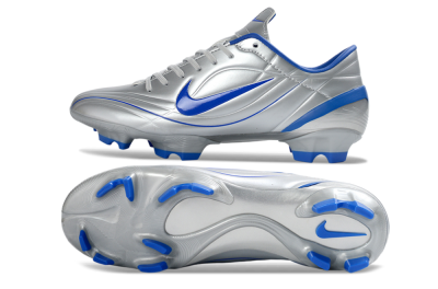 Nike Mercurial Vapor R9 FG Firm Ground Soccer Cleats - Silver/Bright Blue/Steel Blue