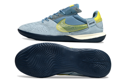 Nike Street Gato IC Indoor & Futsal Soccer Shoes - Blue/Soft Blue/Sunny Yellow