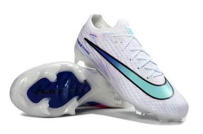 Nike Air Zoom Mercurial Vapor 16 Elite FG Firm Ground Soccer Cleats - White/Aqua Blue/Misty Pink