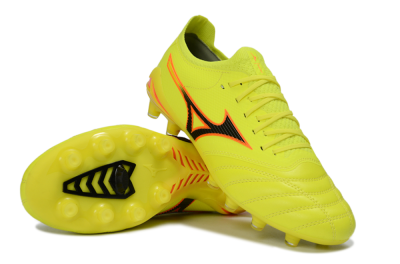 Mizuno Morelia Neo 4 FG Firm Ground Soccer Cleats - Yellow/Electric Yellow/Black