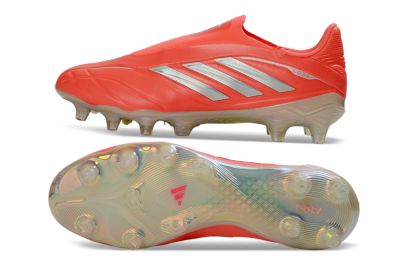 Adidas Copa Pure 3 Elite FG Firm Ground Soccer Cleats - Red/Bright Coral/Metallic Silver