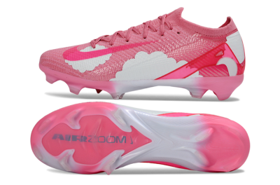 Nike Air Zoom Mercurial Vapor 16 Elite FG Firm Ground Soccer Cleats - Pink/Bright Pink/Soft White