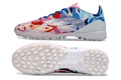 Adidas F50 Elite TF Artificial Turf Soccer Shoes - Pink/Vibrant Pink/Cool Blue