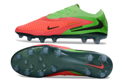 Nike Phantom 6 Elite Low AG Artificial Grass Soccer Cleats - Pink/Neon Green/Black