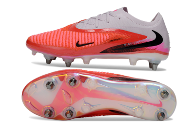 Nike Phantom 6 Elite Low SG Soft Ground Soccer Cleats - Pink/Bright Coral/White