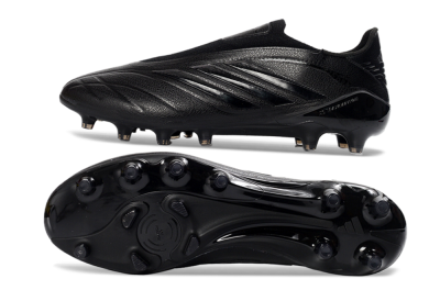 Adidas Copa Pure 3 Elite FG Firm Ground Soccer Cleats - Black/Midnight Black/Onyx Black