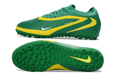 Nike Phantom 6 Elite Low TF Artificial Turf Soccer Shoes - Green/Lime Green/Sunshine Yellow