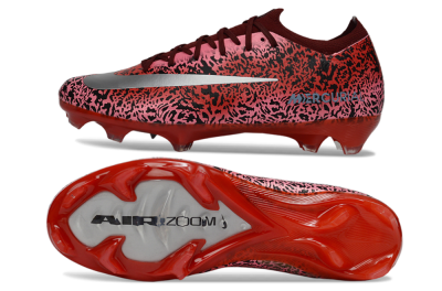 Nike Air Zoom Mercurial Vapor 16 Elite FG Firm Ground Soccer Cleats - Red/Crimson Glow/Black Graphite