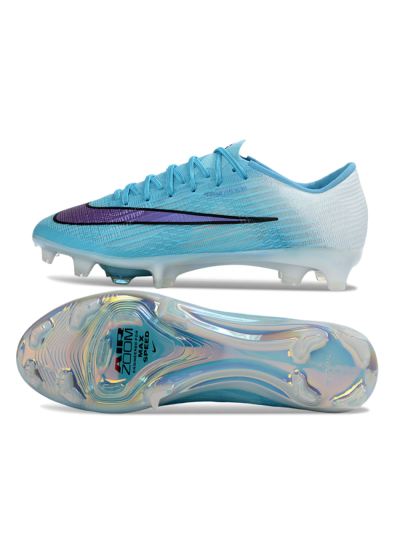 Nike Air Zoom Mercurial Superfly 11 FG Firm Ground Soccer Cleats - Blue/Iridescent Blue/Deep Purple