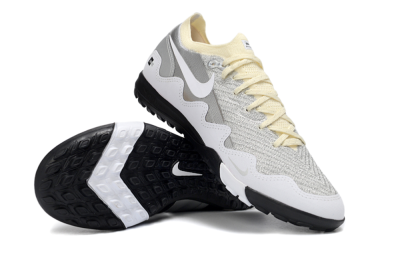 Nike Air Zoom Mercurial Vapor 16 Elite TF Artificial Turf Soccer Shoes - White/Slate Grey/Soft Cream