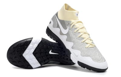 Nike Air Zoom Mercurial Superfly 10 Elite TF Artificial Turf Soccer Shoes - Gray/Light Gray/Black