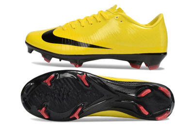 CR7 x Nike Air Zoom Mercurial Vapor 16 Elite FG Firm Ground Soccer Cleats - Yellow/Solar Yellow/Black