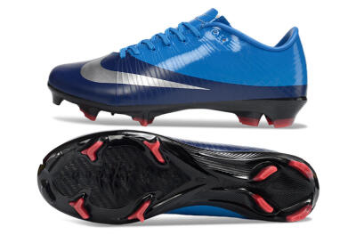 CR7 x Nike Air Zoom Mercurial Vapor 16 Elite FG Firm Ground Soccer Cleats - Blue/Electric Blue/Space Blue