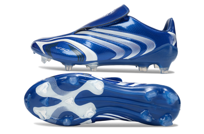 Adidas F50 Elite Laceless FG Firm Ground Soccer Cleats - Blue/Electric Blue/White Flash