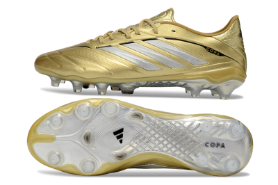 Adidas Copa Pure 4 Elite FG Firm Ground Soccer Cleats - Gold/Metallic Gold/Silver