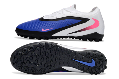 Nike Phantom 6 Elite Low TF Artificial Turf Soccer Shoes - Blue/Electric Blue/Pink Blast