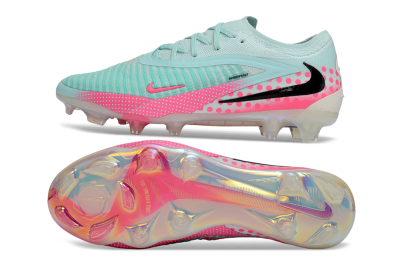 Nike Phantom 6 Elite Low FG Firm Ground Soccer Cleats - Aqua/Coral Pink/Soft Mint